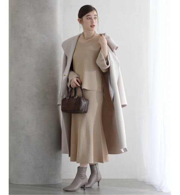  「【洗える】セットアップニット」|ワンピース|