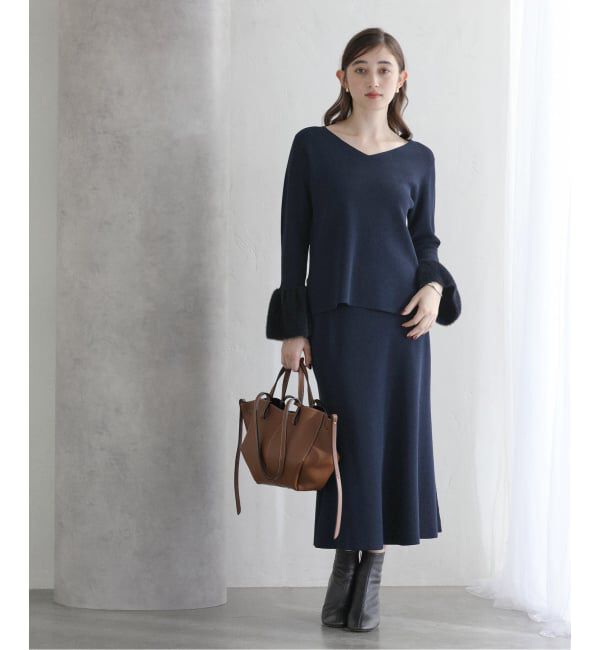  「【洗える】セットアップニット」|ワンピース|