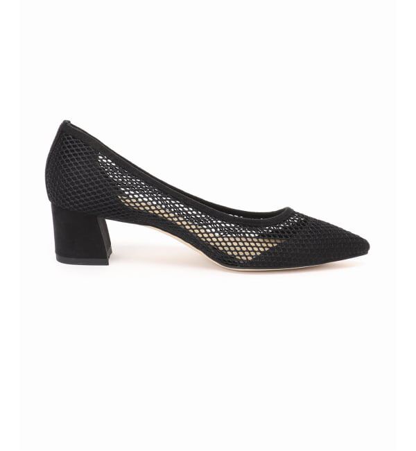  「《追加予約》4.5cmポインテッドネットパンプス」|パンプス|