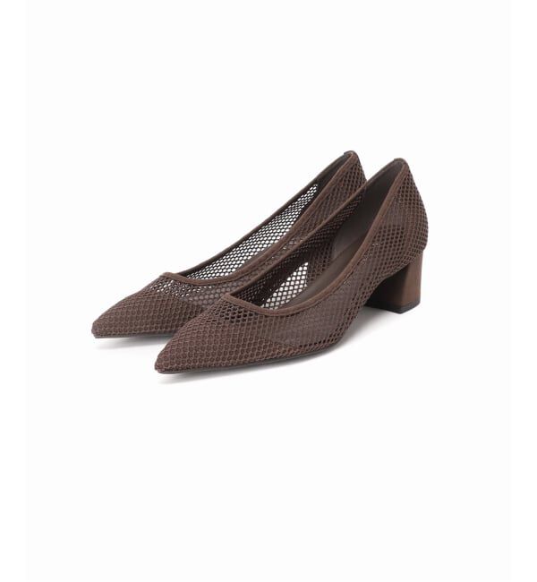  「《追加予約》4.5cmポインテッドネットパンプス」|パンプス|