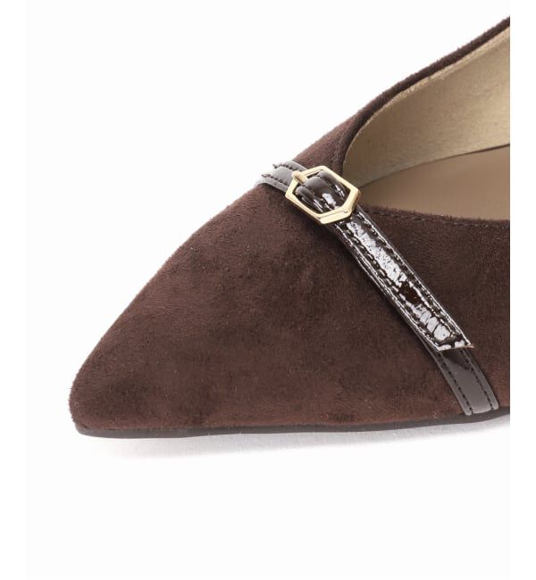  「4.5cmポインテッドナローベルトパンプス」|パンプス|