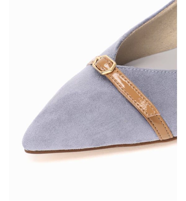  「4.5cmポインテッドナローベルトパンプス」|パンプス|