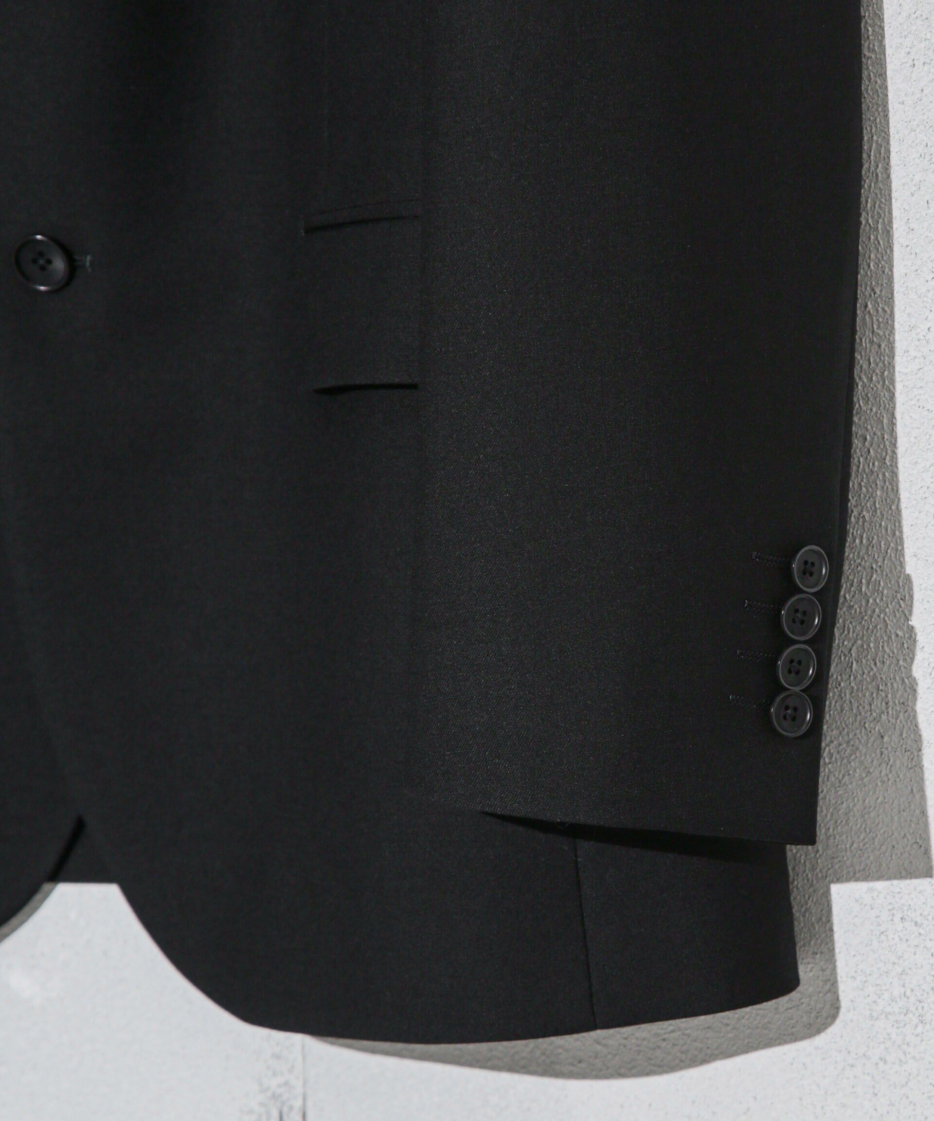 nano･universe「「ESSENTIAL LINE」フォーマルブラックジャケット」|スーツ|