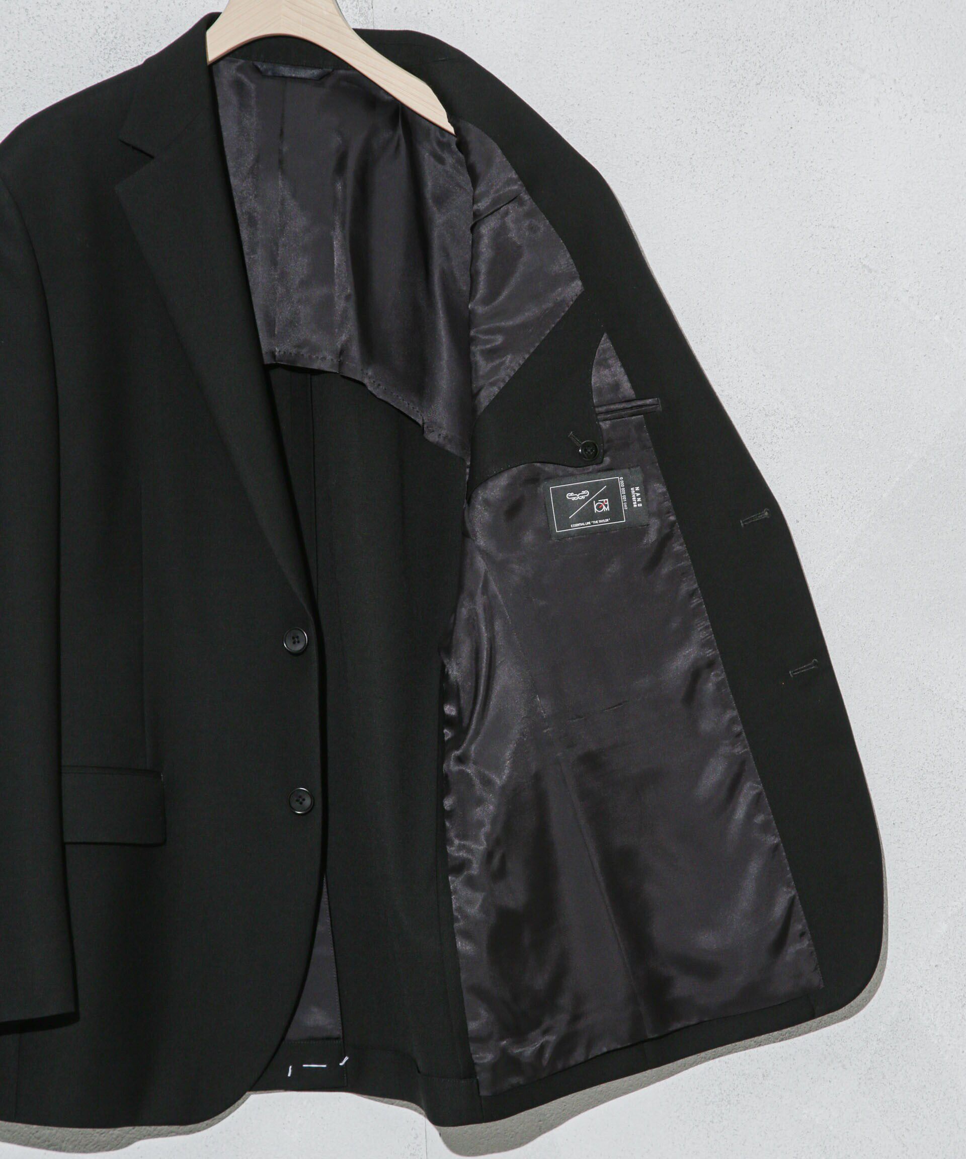 nano･universe「「ESSENTIAL LINE」フォーマルブラックジャケット」|スーツ|