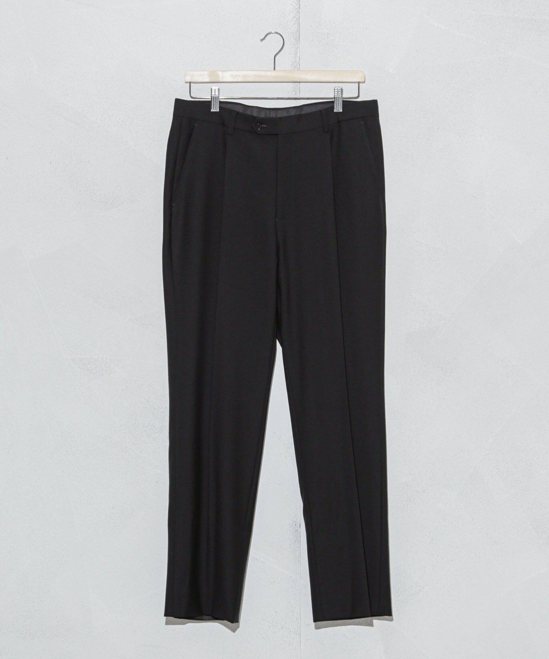 nano･universe「｢ESSENTIAL LINE｣フォーマルブラックトラウザー」|スーツ|