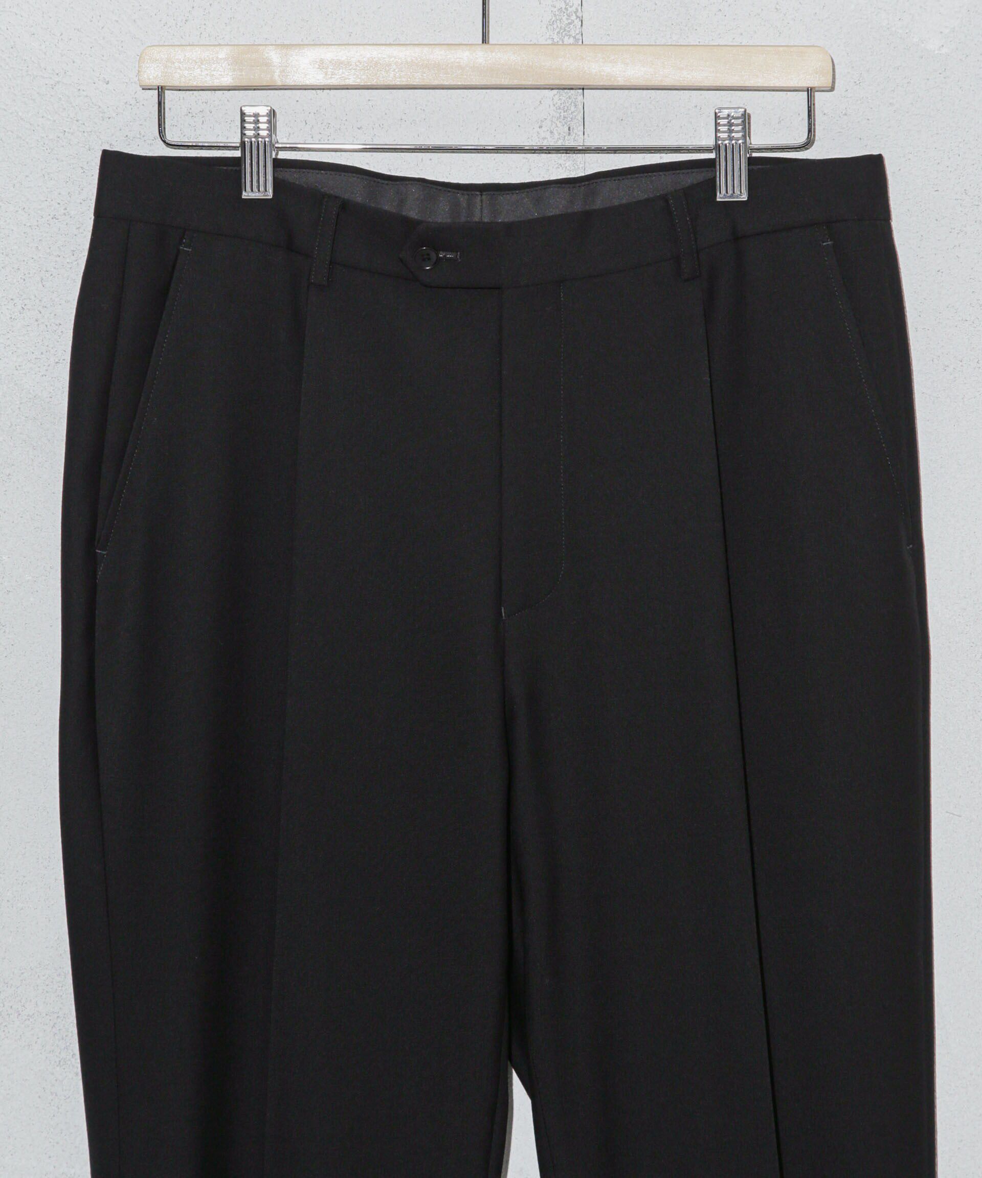 nano･universe「｢ESSENTIAL LINE｣フォーマルブラックトラウザー」|スーツ|