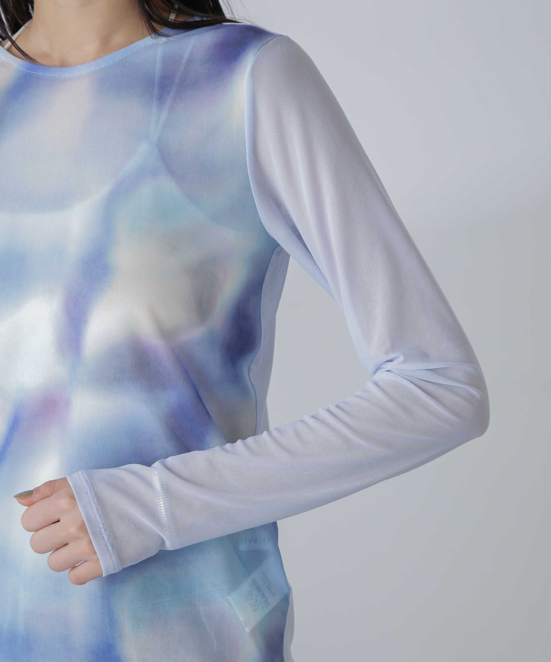 nano･universe「ストレッチチュール 前後2wayシアートップス」|シャツ・ブラウス|