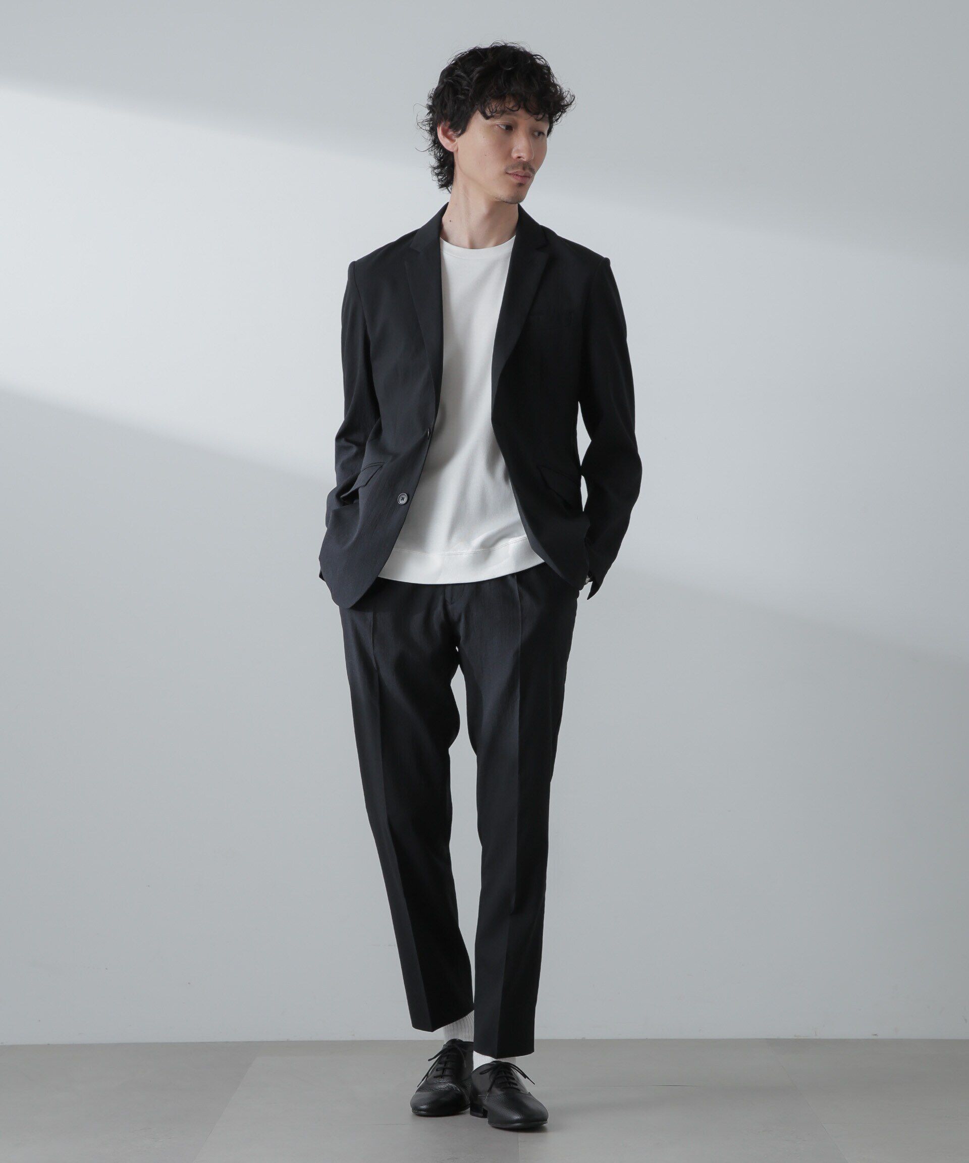 nano･universe「「Damerino」Air ワルツ DotAir(R)撥水ストレッチセットアップ」|スーツ|