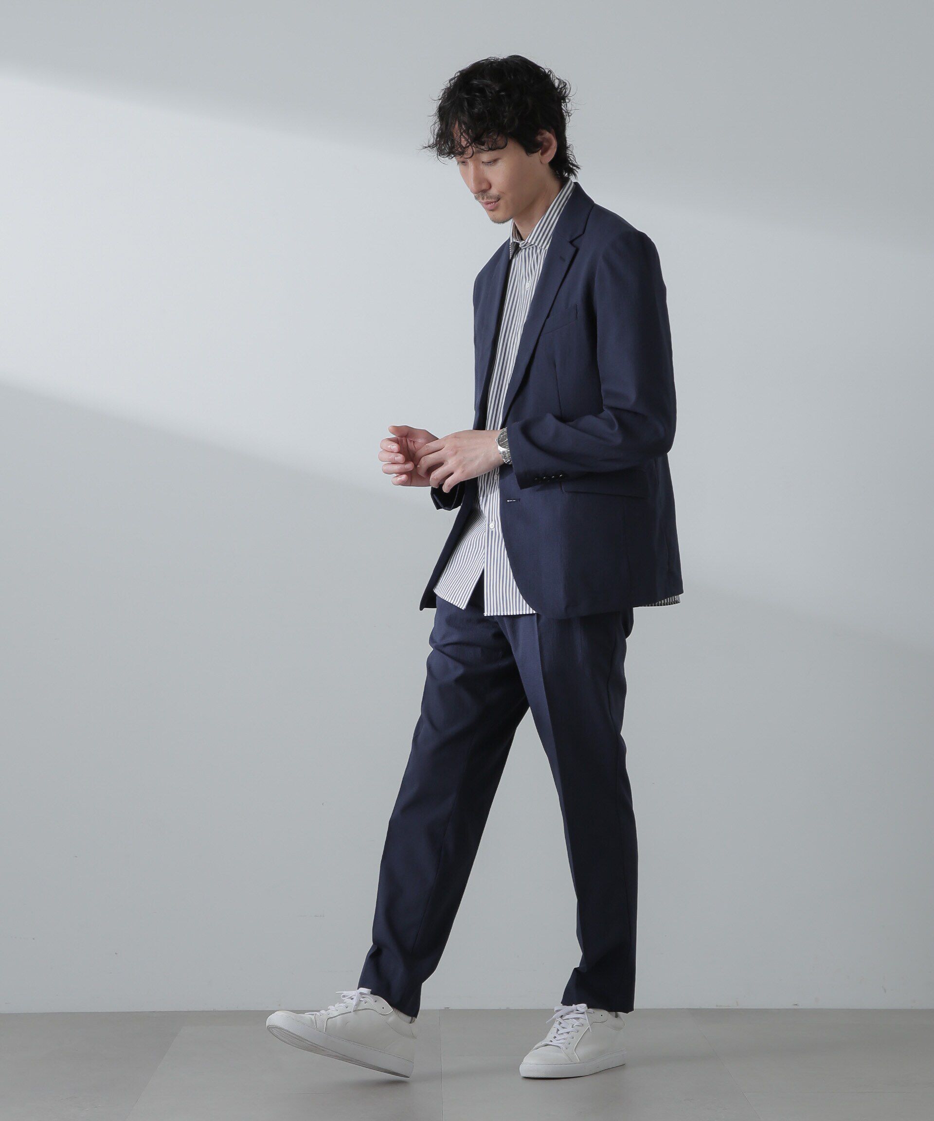 nano･universe「「Damerino」Air ワルツ DotAir(R)撥水ストレッチセットアップ」|スーツ|