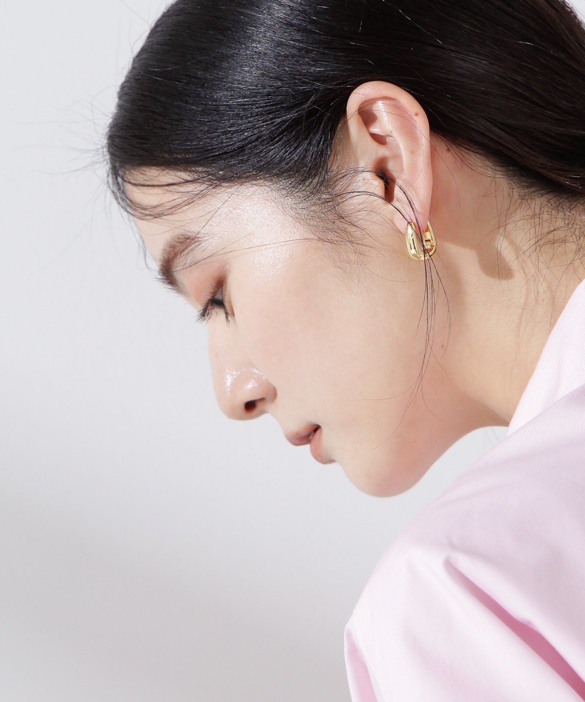 nano･universe「スクエアオーバルピアス」|ピアス|