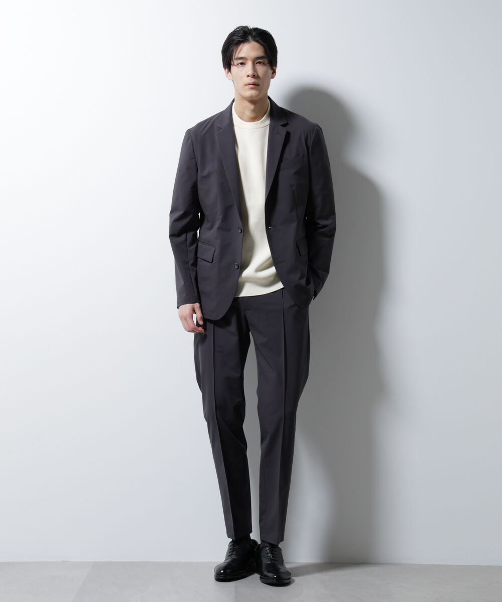nano･universe「｢N JACKET BASIC｣ﾀﾞﾝﾄﾂｵﾁｰﾙ防汚ﾃｯｸｽﾄﾚｯﾁｼﾞｬｹｯﾄ(ｾ 」|スーツ|