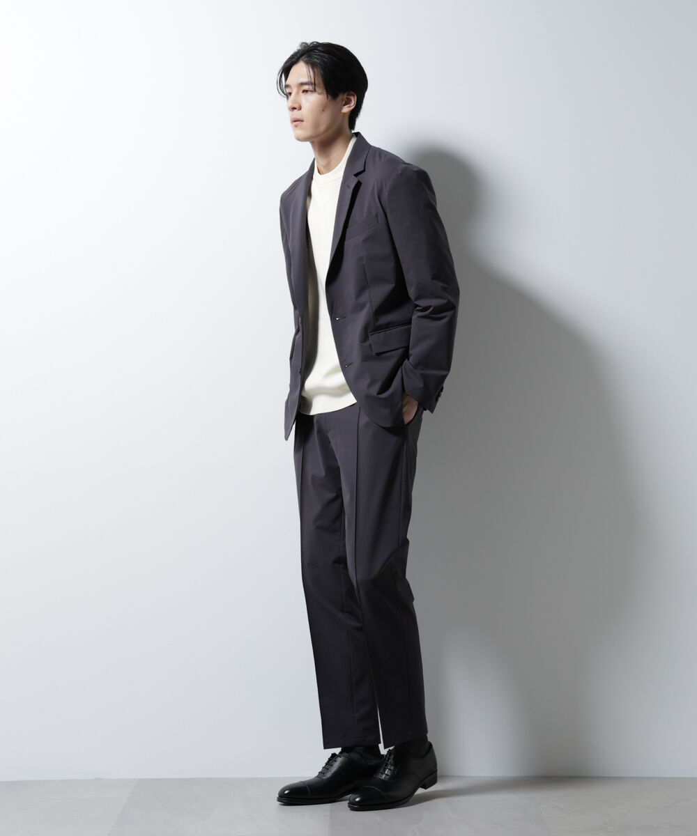 nano･universe「｢N JACKET BASIC｣ﾀﾞﾝﾄﾂｵﾁｰﾙ防汚ﾃｯｸｽﾄﾚｯﾁｼﾞｬｹｯﾄ(ｾ 」|スーツ|