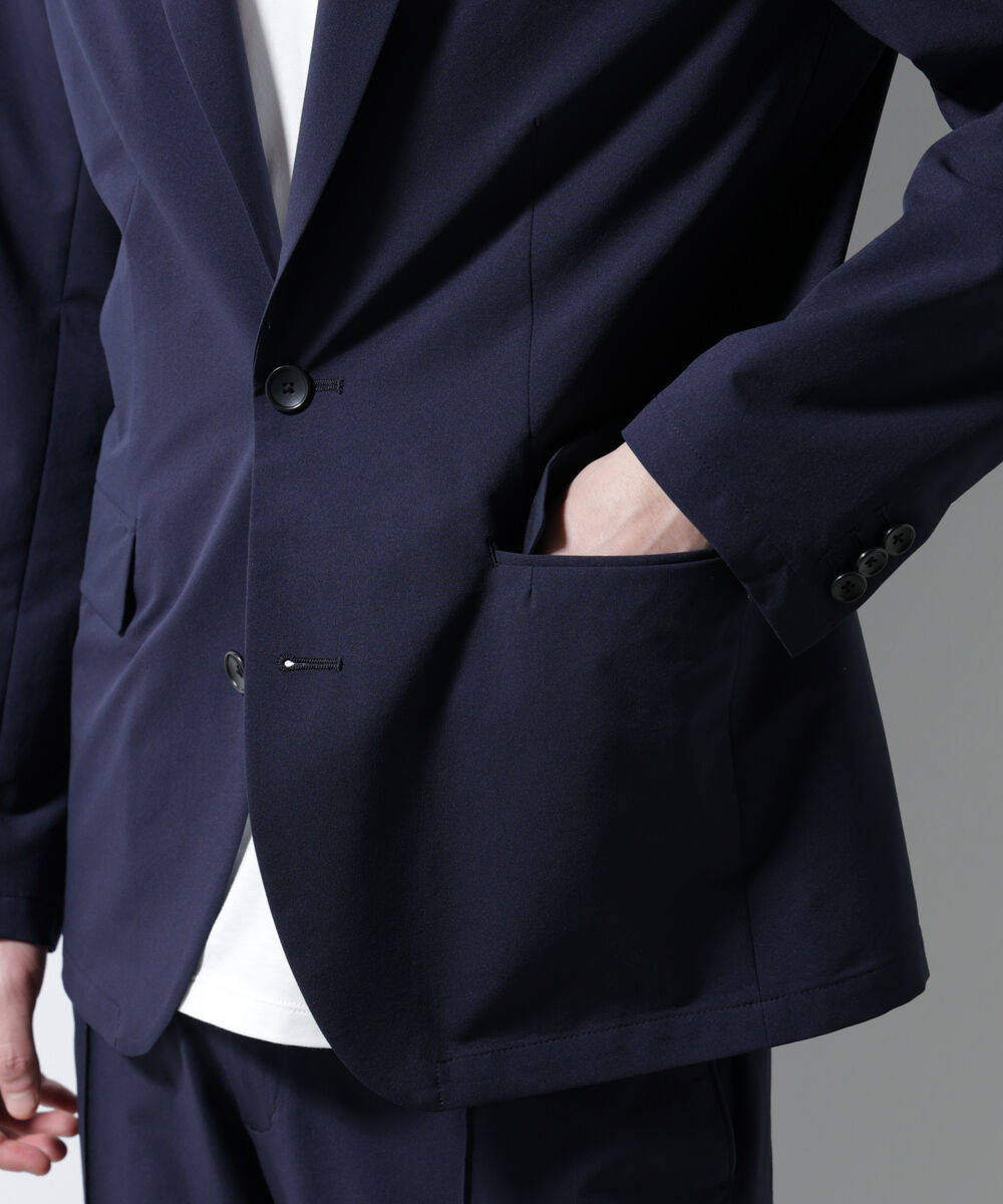 nano･universe「｢N JACKET BASIC｣ﾀﾞﾝﾄﾂｵﾁｰﾙ防汚ﾃｯｸｽﾄﾚｯﾁｼﾞｬｹｯﾄ(ｾ 」|スーツ|