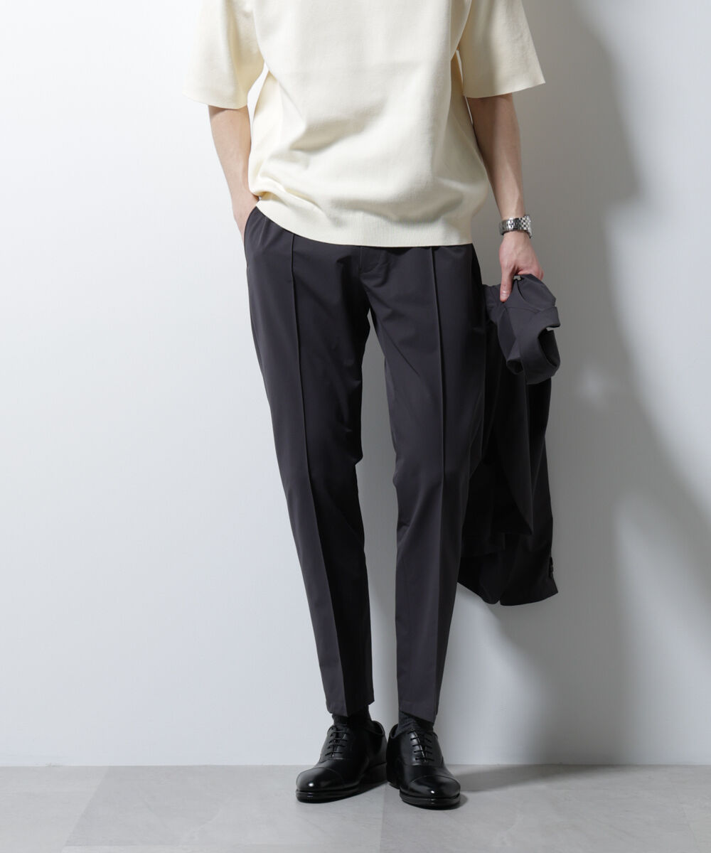 nano･universe「｢N TROUSERS BASIC｣ﾀﾞﾝﾄﾂｵﾁｰﾙ防汚ﾃｯｸｽﾄﾚｯﾁﾊﾟﾝﾂ(ｾｯ  」|スーツ|チャコール3