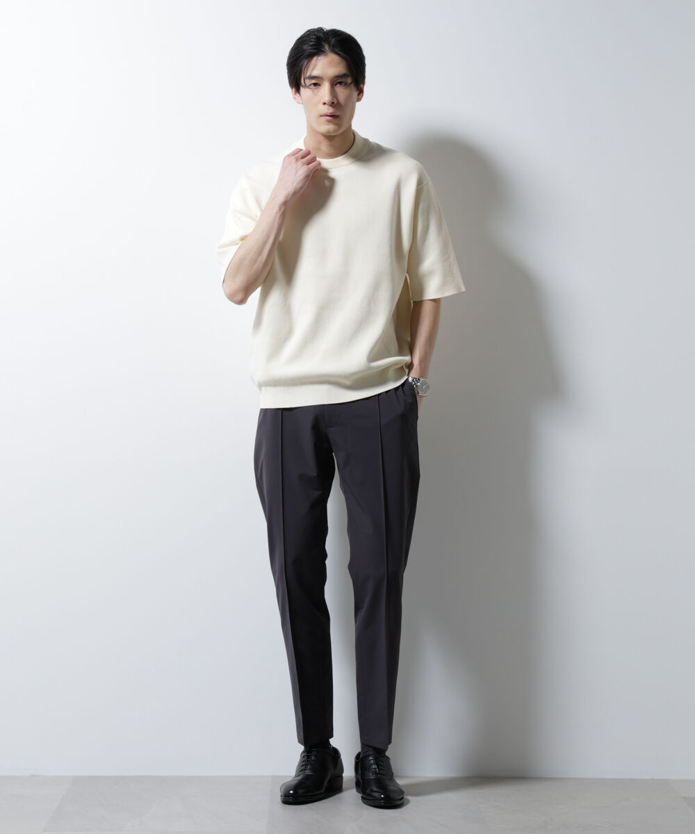 nano･universe「｢N TROUSERS BASIC｣ﾀﾞﾝﾄﾂｵﾁｰﾙ防汚ﾃｯｸｽﾄﾚｯﾁﾊﾟﾝﾂ(ｾｯ  」|スーツ|