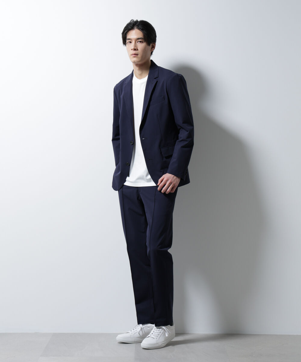 nano･universe「｢N TROUSERS BASIC｣ﾀﾞﾝﾄﾂｵﾁｰﾙ防汚ﾃｯｸｽﾄﾚｯﾁﾊﾟﾝﾂ(ｾｯ  」|スーツ|