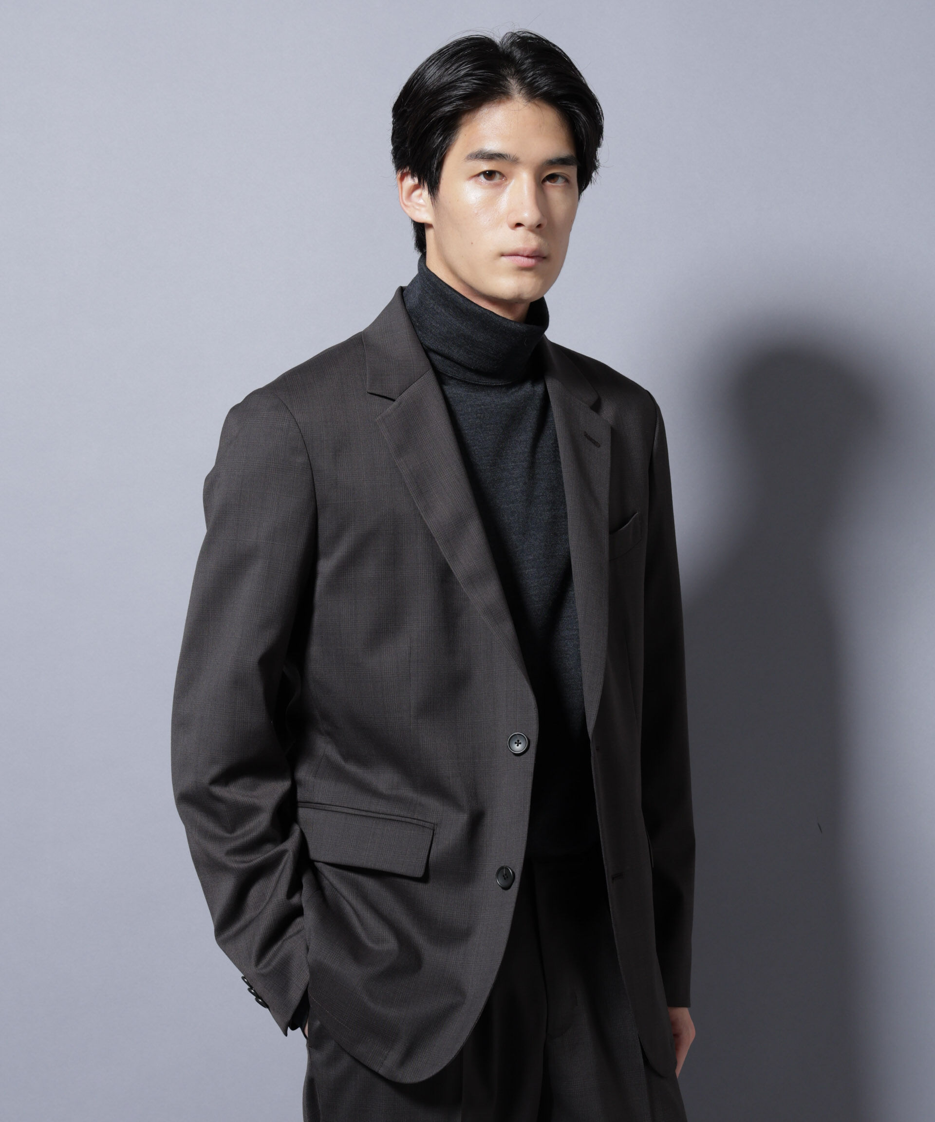 nano･universe「｢Damerino Select｣ RENU(R)T/Wシャドーチェックジャケット（セットアップ可）」|スーツ|