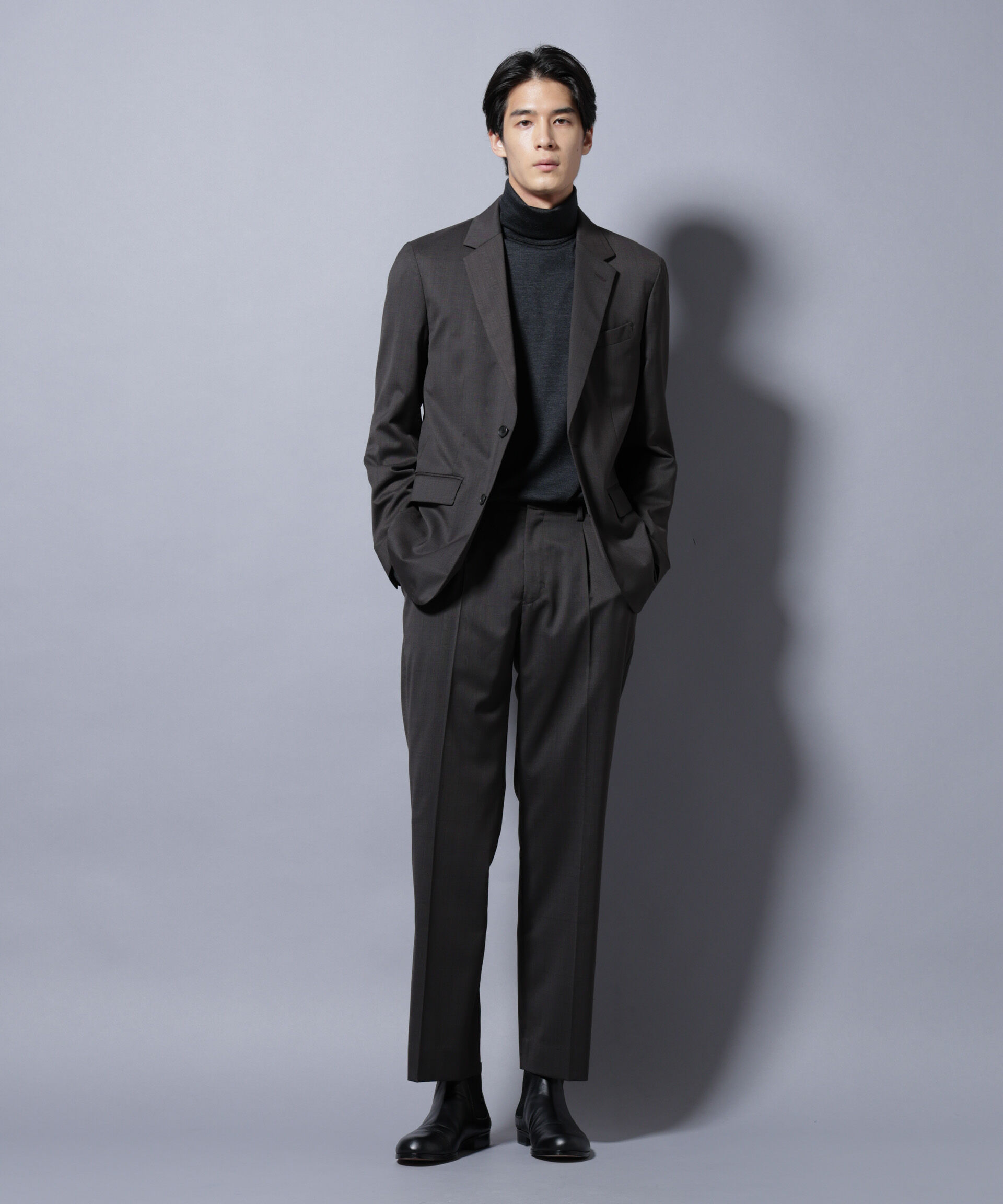 nano･universe「｢Damerino Select｣ RENU(R)T/Wシャドーチェックジャケット（セットアップ可）」|スーツ|