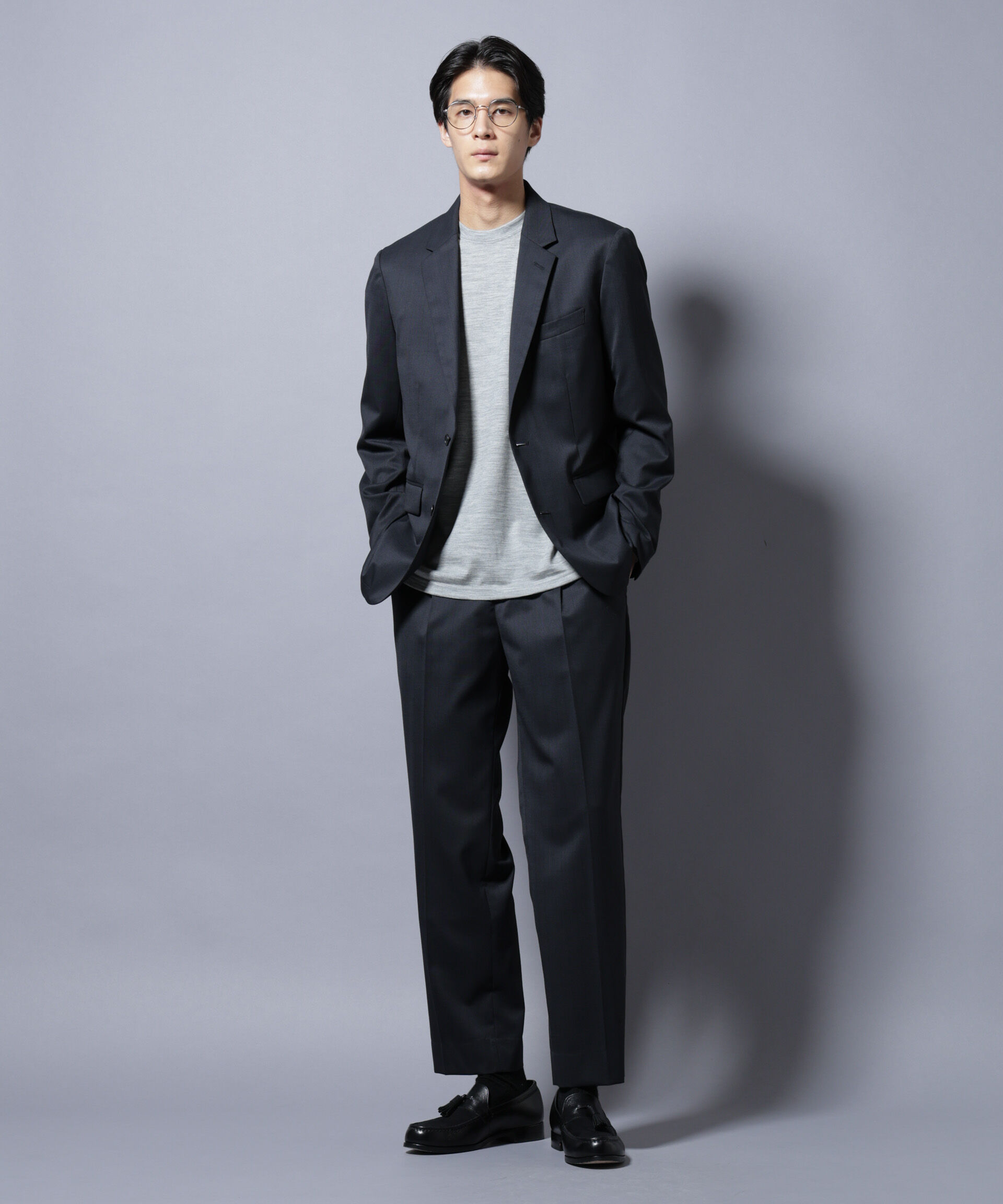 nano･universe「｢Damerino Select｣ RENU(R)T/Wシャドーチェックジャケット（セットアップ可）」|スーツ|