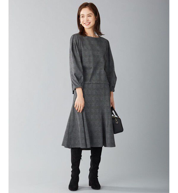 組曲「【セットアイテム・洗える】フルフランジャージー セットアップワンピース」|スーツ|