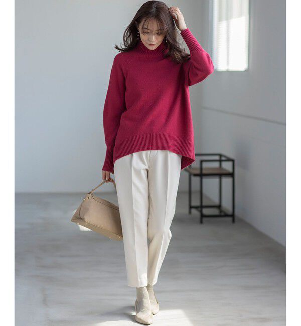 組曲「【暖かい・美シルエット・ストレッチ】バックウォーム テーパードパンツ」|その他|