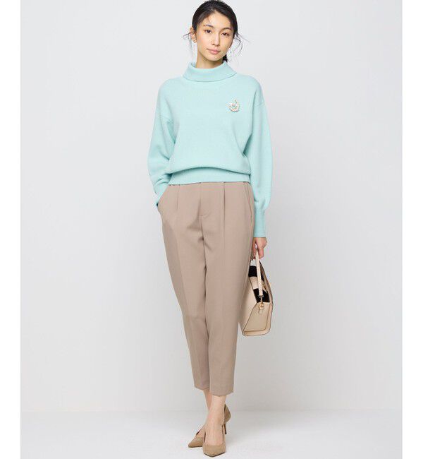 組曲「【暖かい・美シルエット・ストレッチ】バックウォーム テーパードパンツ」|その他|