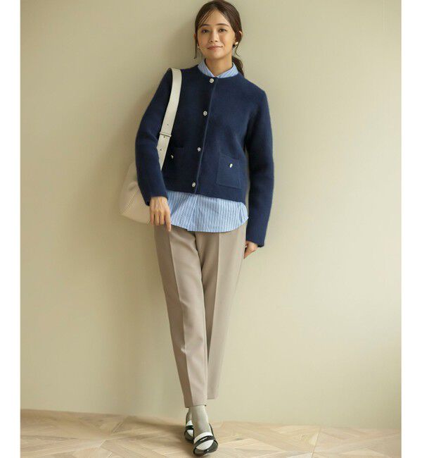 組曲「【暖かい・美シルエット・ストレッチ】バックウォーム テーパードパンツ」|その他|