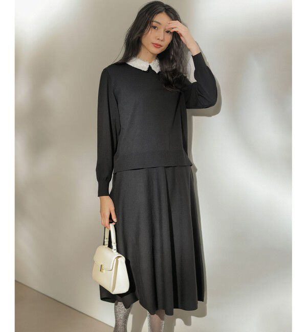 組曲「襟付きニットアップ」|スーツ|