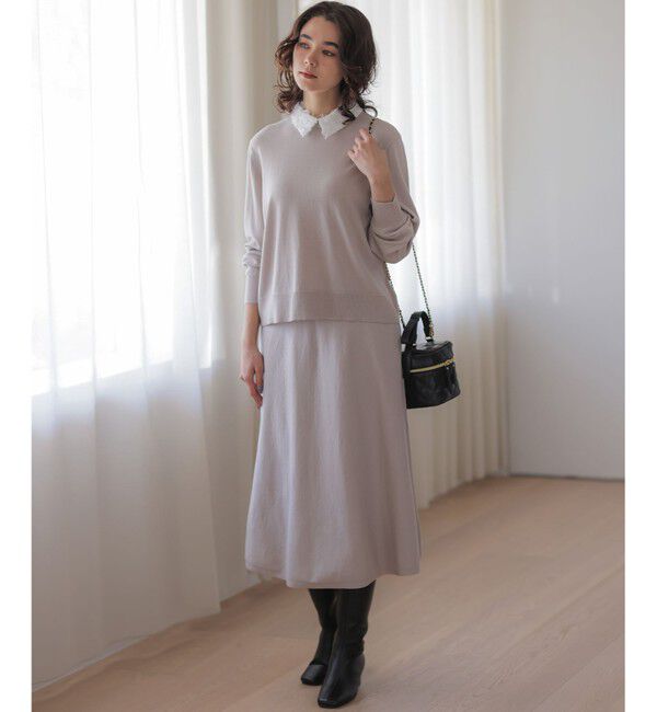 組曲「襟付きニットアップ」|スーツ|