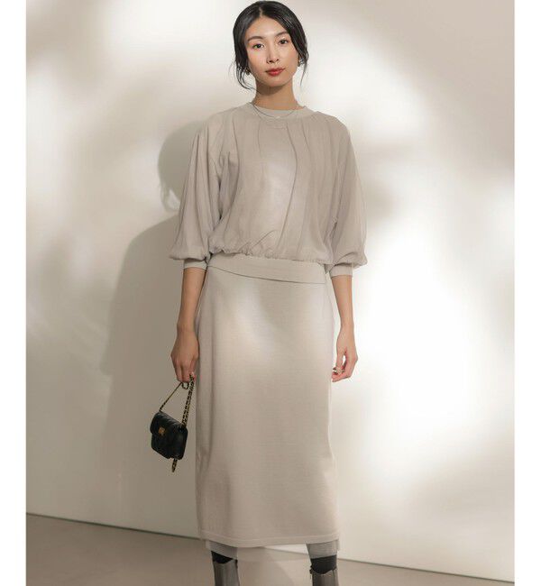 組曲「【WEB限定】チュールニット&times;リバーシブルスカート セット」|スーツ|ﾗｲﾄｸﾞﾚ