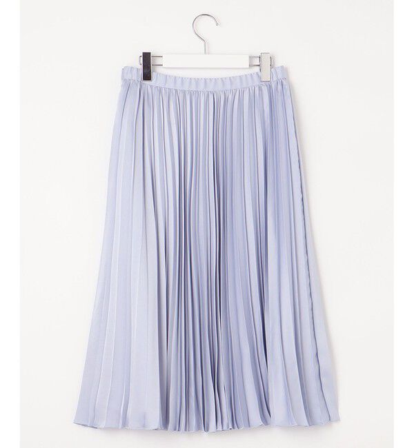 自由区「【WEB限定・洗える】ロイヤルサテンプリーツ スカート」|スカート|