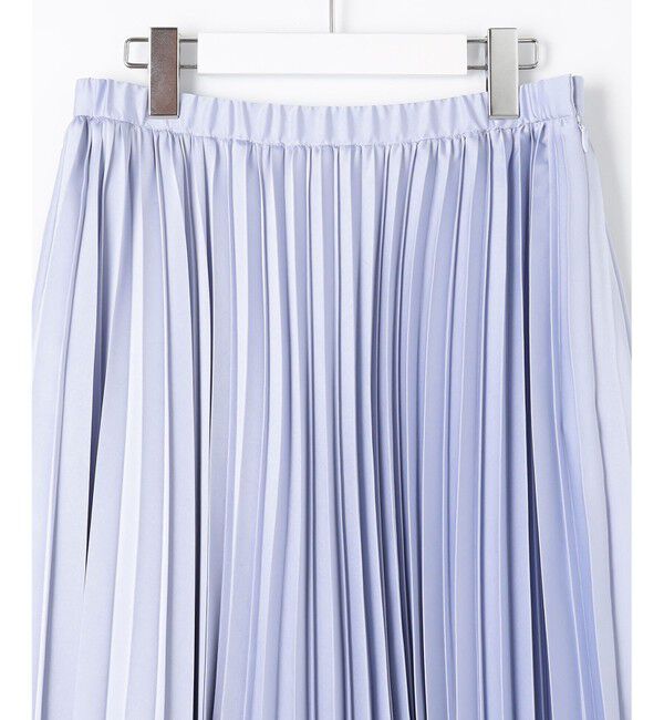 自由区「【WEB限定・洗える】ロイヤルサテンプリーツ スカート」|スカート|