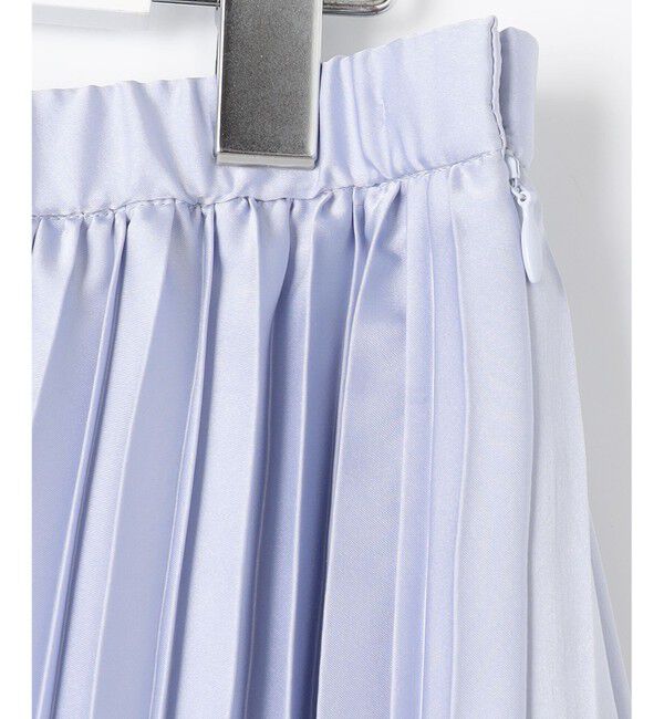 自由区「【WEB限定・洗える】ロイヤルサテンプリーツ スカート」|スカート|