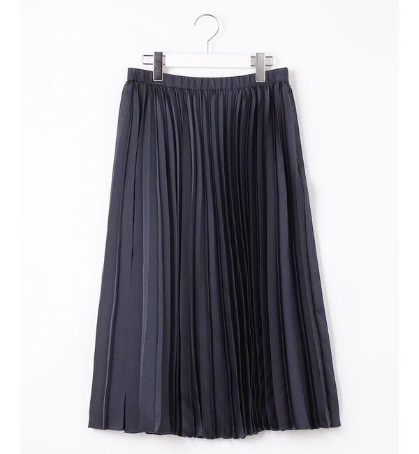 自由区「【WEB限定・洗える】ロイヤルサテンプリーツ スカート」|スカート|