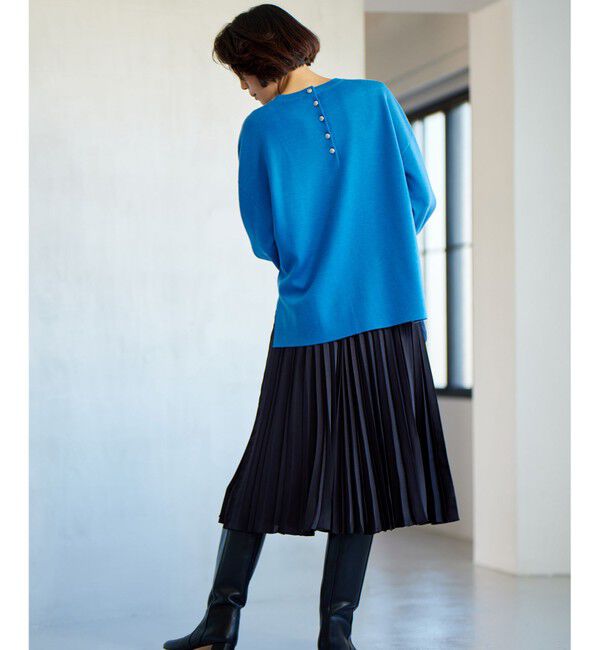 自由区「【WEB限定・洗える】ロイヤルサテンプリーツ スカート」|スカート|