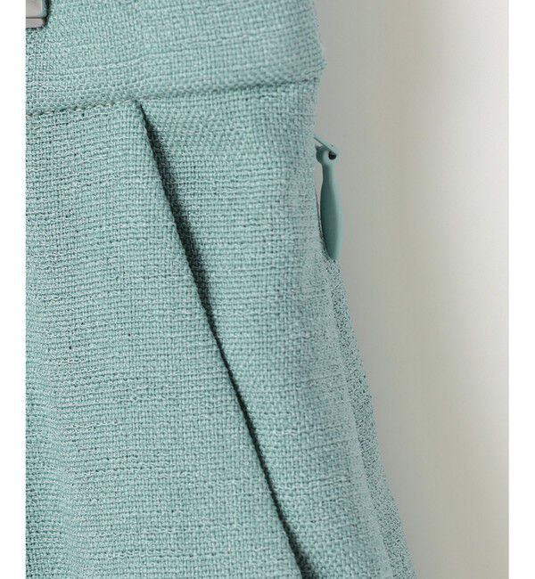 自由区「【セットアップ対応・接触冷感・洗える】リネンライクシンセティックキュロット パンツ」|キュロット|