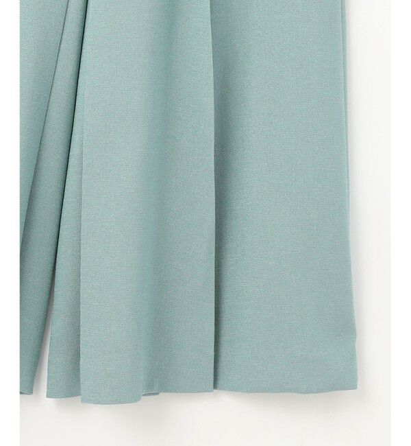 自由区「【セットアップ対応・接触冷感・洗える】リネンライクシンセティックキュロット パンツ」|キュロット|