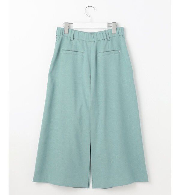 自由区「【セットアップ対応・接触冷感・洗える】リネンライクシンセティックキュロット パンツ」|キュロット|