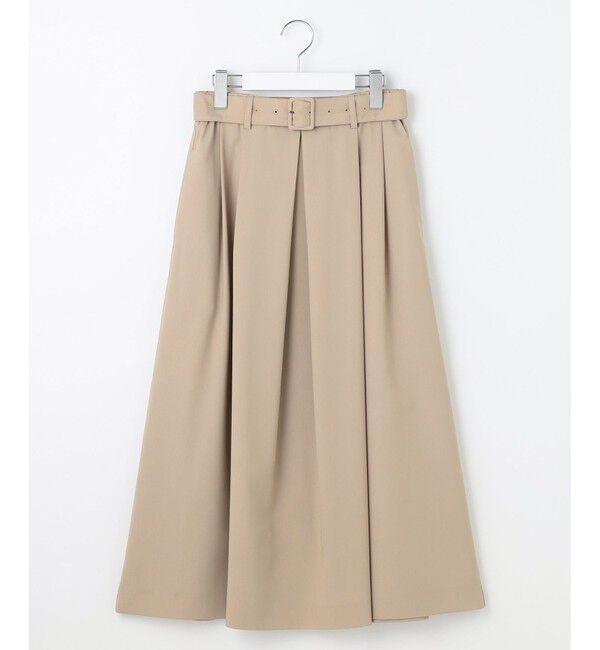 自由区「【洗える】ストレッチライトツイル スカート」|スカート|