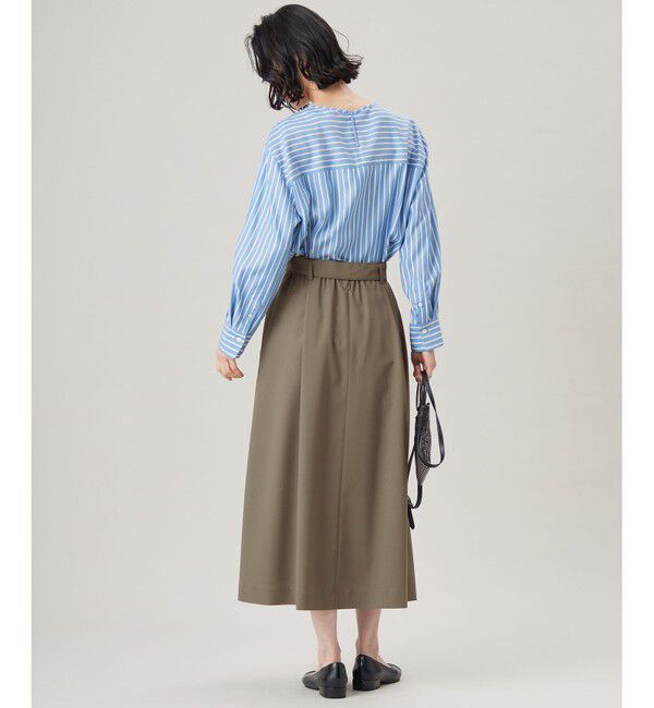 自由区「【洗える】ストレッチライトツイル スカート」|スカート|