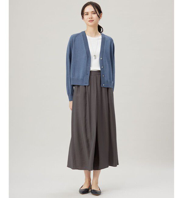 自由区「【セットアップ対応】エアリーツイルキュロット パンツ」|キュロット|