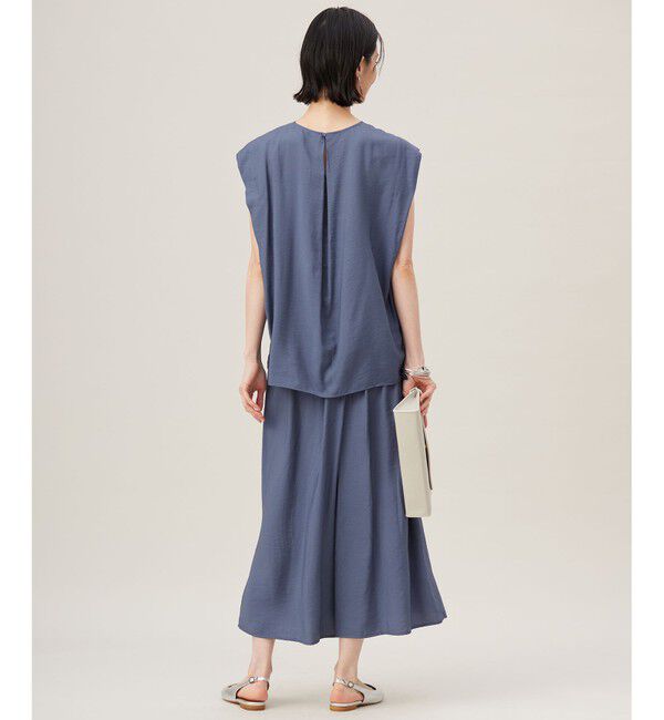 自由区「【セットアップ対応】エアリーツイルキュロット パンツ」|キュロット|