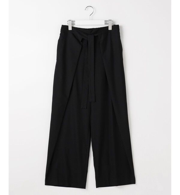 自由区「【SHIHOさん着用】フロントディテールラップワイド パンツ」|その他|