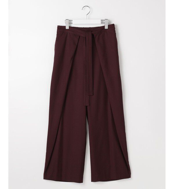 自由区「【SHIHOさん着用】フロントディテールラップワイド パンツ」|その他|