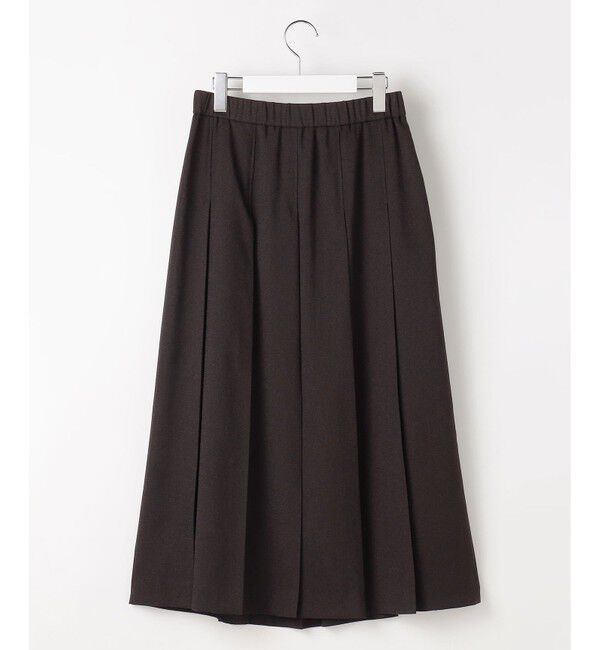 自由区「【セットアップ対応】リネンライクシンセティックタック スカート」|スカート|