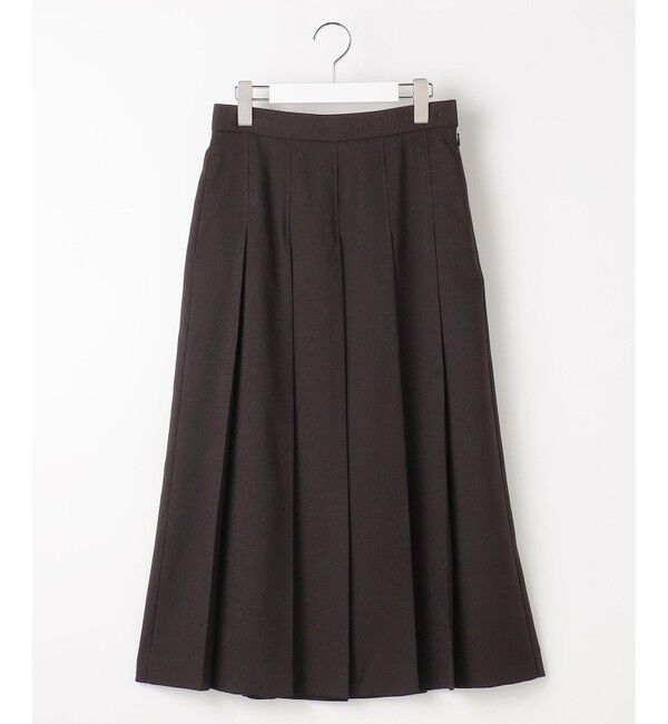 自由区「【セットアップ対応】リネンライクシンセティックタック スカート」|スカート|