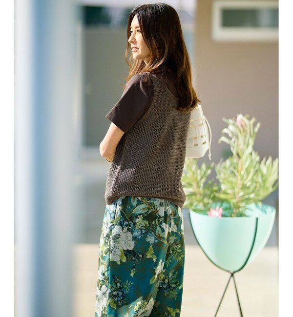 自由区「【カタログ掲載】ペーパーコットンメッシュ ベスト」|ベスト・ジレ|