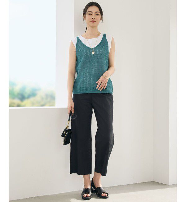 自由区「【カタログ掲載】ペーパーコットンメッシュ ベスト」|ベスト・ジレ|