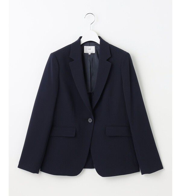 23区「【セットアップ対応/洗える】トリアセダブルジョーゼット テーラード ジャケット」|テーラードジャケット|