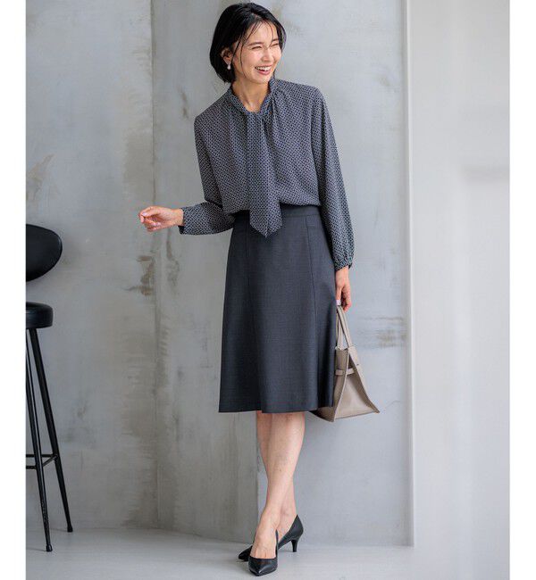 23区「【セットアップ対応/新色追加】ラフィーネウール フレアスカート」|スカート|